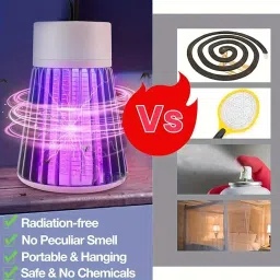 Eco Frindly USB Powered Electronic Mosquito Killer LED UV Lamp Light Insect Killer Repellent Machine for Home Office image 5