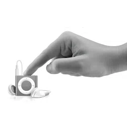 Drumstone ๐๐ ๐๐๐๐๐ ๐๐๐๐๐๐๐๐ Portable MiniShuffle Mp3 Audio Music Player, Back Clip Lossless Sound MusicforAdults (Brown) Card not Included image 1