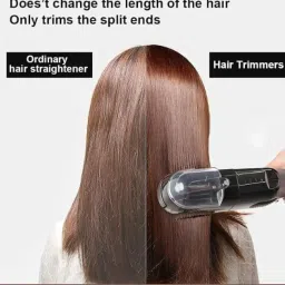 KIYU Cordless Split End Hair Trimmer Machine | Rechargeable Electric Split Ends Remover Tool for Dry, Damaged, Curly, Frizzy Hair | 2-in-1 Automatic Split End Cutter for Men & Women image 4
