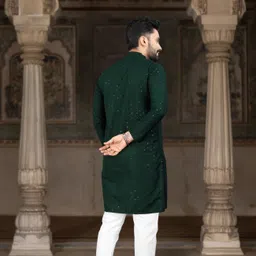 dhasu trendz Men Viscose Rayon Kurta Pyjama Set image 2