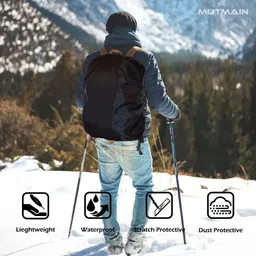 PREVAILER Rain Cover_Backpack Waterproof Laptop _Luggage _School _Bag Cover_Prl41 Waterproof School Bag Cover image 4