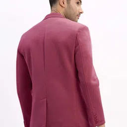 showoffff Men Solid Single Breasted Casual Blazer image 3