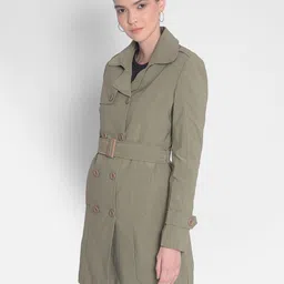 crimsoune club Polyester Solid Coat For Women image 3