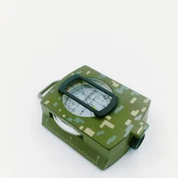 sunriseindustry Army waterproof Metal Lensatic prismatic Navigator for direction(Green) Compass image 3