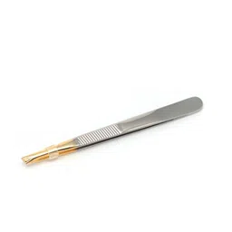 basicare Stainless Steel Slant Tweezers image 3