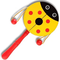 husnain Wooden Colourful Rattle Toys for Newborn Baby, Musical Toy, Gift Set Age 0+ Rattle image 4