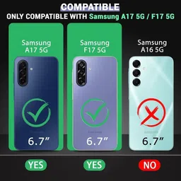 hamz Back Cover for SAMSUNG Galaxy A17 5G, SAMSUNG Galaxy F17 5G image 2