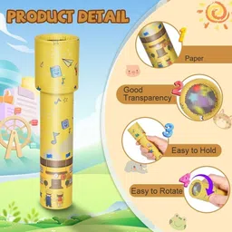 samvardhan 1pcs Magic Kaleidoscope Toy for Kids Adults 3D Mirror Lens Kaleidoscope image 4