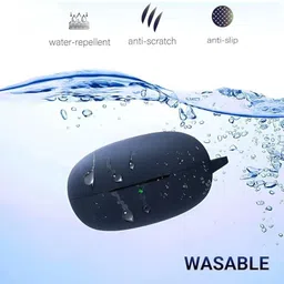 KANSOL Silicone Velcro Earbuds Case For Realme Buds Q2 / Realme Buds Air 2 Neo Earbuds image 3