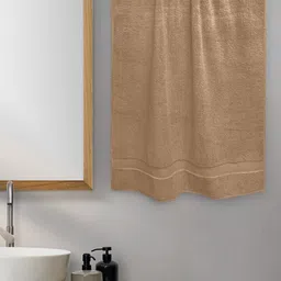 Aura Women Taupe Solid Cotton 650 GSM Bath Towel-picture-16