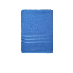 Signature Pearl Blue Cotton 350 GSM Bath Towel-image-6