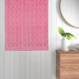 FABINALIV Pink 2 Pieces Cartoon Printed Cotton 300 GSM Kids Bath Towels-picture-45