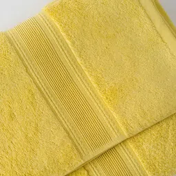 Signature Yellow Regular Cotton Bath Towel image 2