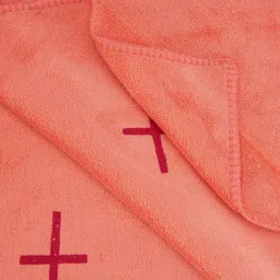 Black Gold Orange-Colored Printed 400 GSM Microfiber Bath Towels image 2