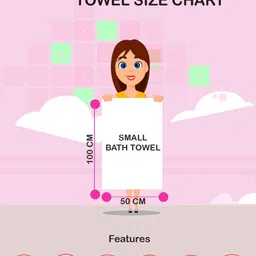 Aura Rust 450 GSM Small Bath Towels image 2