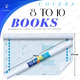 incywincy Self-Adhesive Transparent Book Cover Roll Book Cover image 2