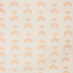 Orange Geometric 300 TC Poly Cotton Double Bedsheet with 2 Pillow Covers by Klotthe image 5