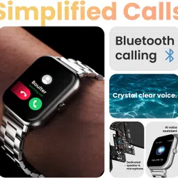 Boult Drift+ Bluetooth Calling, 1.85" HD, 500 Nits Brightness, 150+ Watchfaces, SpO2 Smartwatch image 4