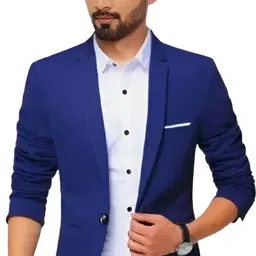 humjoli mens wear Men Solid Single Breasted Formal, Casual, Party, Festive & Wedding Blazer-picture-22