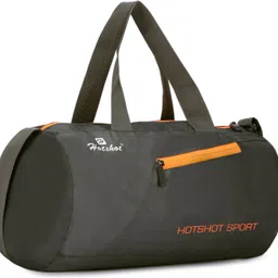 30 L Gym Duffel Bag - HOTSHOT BAGS 1334|GYM BAG| DUFFLE BAG|SPORTS BAG|TRAVEL BAG|FOLDABLE&EXPENDABLE| - Grey-image-86