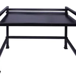 green touch Utensil Kitchen Rack Kitchen Storage Shelf Black Metal Kitchen Shelf, Microwave Oven Oven Seasoning Rack Fashion Family Kitchen Storage Rack, Bearing 50kg (Black) - Iron-picture-25