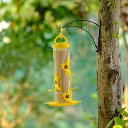 skybeings Hanging Bird Feeder | 6 Ports | 900 g | Pack of 4 Window Bird Feeder image 5