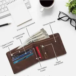 keyur Men Casual Multicolor Artificial Leather Wallet image 2