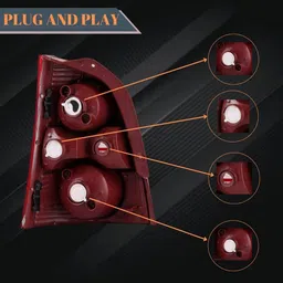 apsmotiv Rear Tail Lights Assembly Suitable for Santo Xing - Right Car Reflector Light image 5
