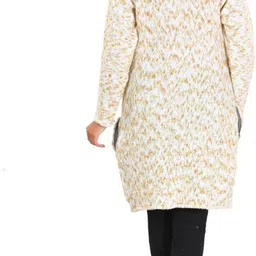 stutakriti woolen Printed Coat For Women image 2