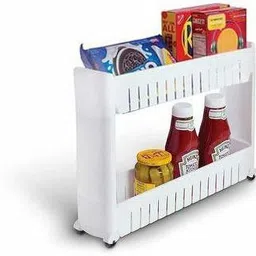 shopixo Plastic Kitchen Trolley image 3