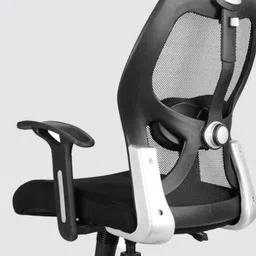 medallion ME-102-HB-BLACK Mesh Office Arm Chair image 4