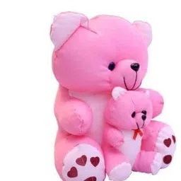 skyx Mother with Child Teddy Bears for Kids | Soft Toy for Girl - 40 cm image 2