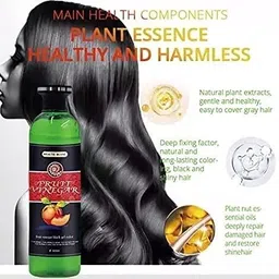 zaviel Fruit Vinegar Gel Based Hair Color , Natural Black(200 ml) , multicolor image 4