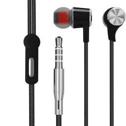 loftytech W28 - Dynamic Sound with 10mm Driver, 3.5mm Wired Earphone with Mic Wired Headset image 1