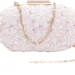 swisni Formal Pink Clutch image 2