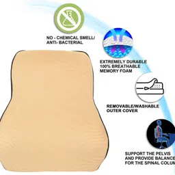oshotto Beige Fabric Car Pillow Cushion for Chevrolet image 5