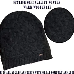 true indian Solid Beanie image 2