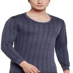 Tik Tok WEARS Men Blue Thermal Round Neck Men Top Thermal-picture-11