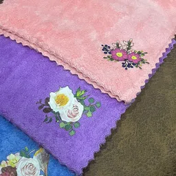 SGN TRADERS Flower Printed Microfiber Handkerchief for Women ["Multicolor"] Handkerchief image 3