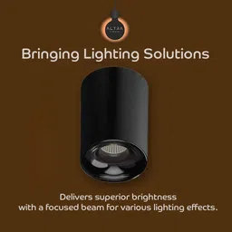 altralights 7W Energy-Efficient Warm White Light Shade Set of 2 Metal Cylinder Recessed Ceiling Lamp image 2