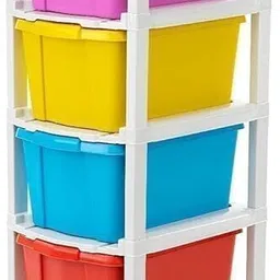 j k international 6 Compartments Plastic Modular Drawer System for Home, Office-picture-25