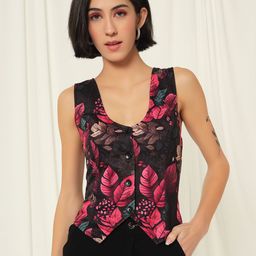 tandul Printed Women Waistcoat-picture-14