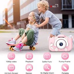 fanseekart Kids Digital Camera for Computer Child Video Recorder Full HD 1080P_FNS7 image 2