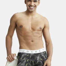 jockey NY02 Super Combed Cotton Elastane Printed Men Trunk image 5