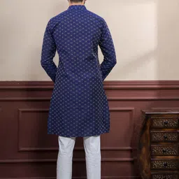 koshin Men Pure Cotton Kurta Pyjama Set image 3