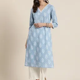 zohrakurti Women Printed Viscose Rayon Straight Kurta-picture-18