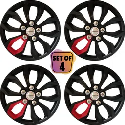 prigan WagonR Vision Black with One Box Red 13 INCH Wheel Cover For Maruti WagonR-picture-12