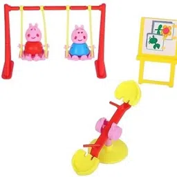 niyamat Pig Family Playground Fun Playtime Set 4 Pcs Figurines image 3