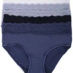 marks & spencer Pack of 5 Women Boy Short Blue Panty-picture-14