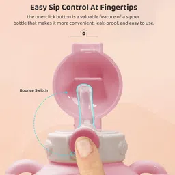 staranddaisy Baby Water Bottle / Sipper 700ml, Sippy Cup with Soft Silicone Straw, 6m+ image 2